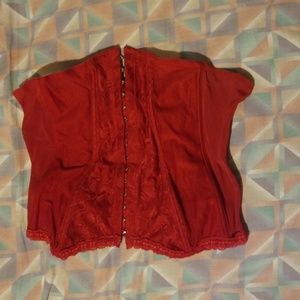 Red corset
